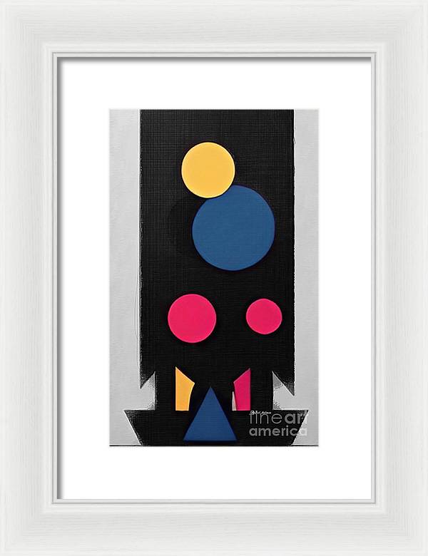 Floating Geometry - Framed Print