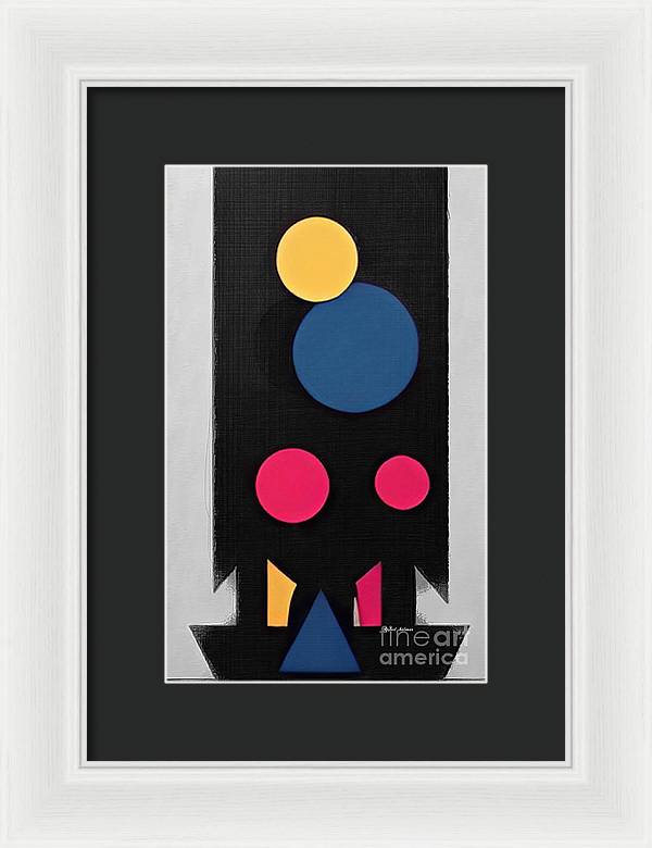 Floating Geometry - Framed Print