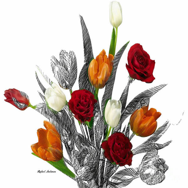 Flower Bouquet - Art Print