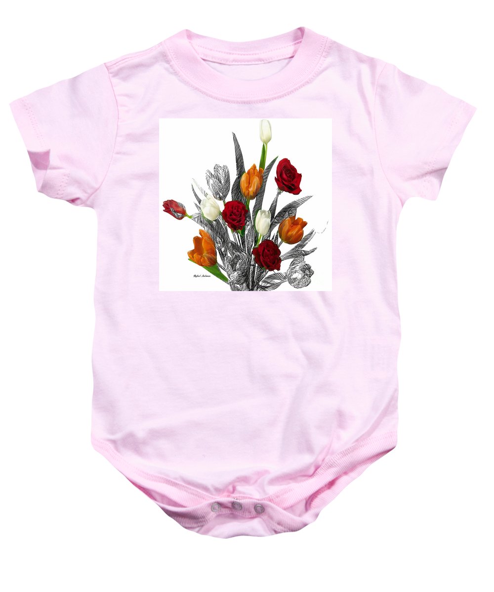 Flower Bouquet - Baby Onesie