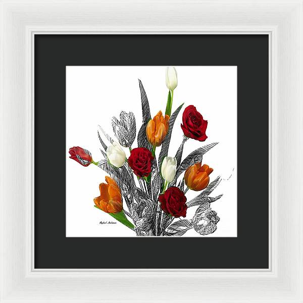 Flower Bouquet - Framed Print