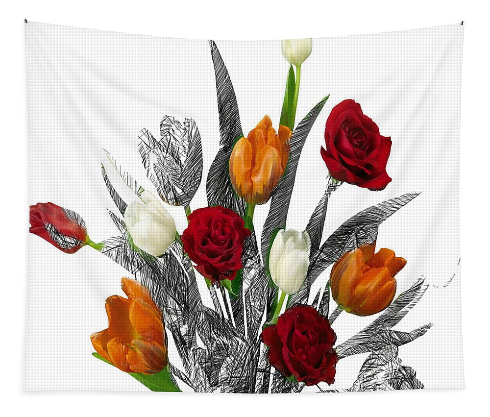 Flower Bouquet - Tapestry