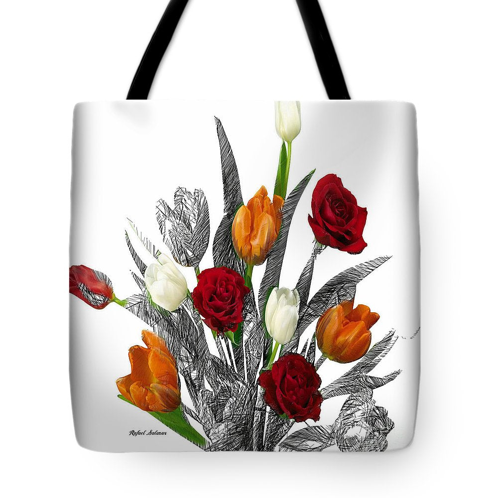 Flower Bouquet - Tote Bag