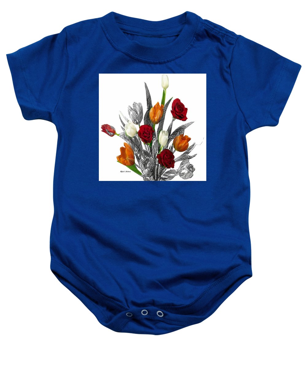 Flower Bouquet - Baby Onesie