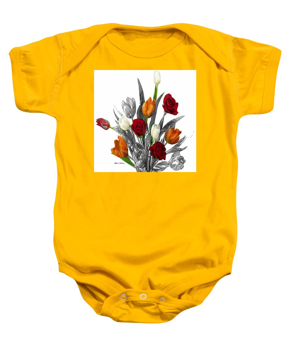 Flower Bouquet - Baby Onesie