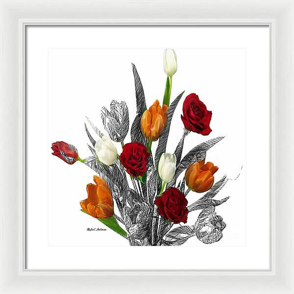 Flower Bouquet - Framed Print