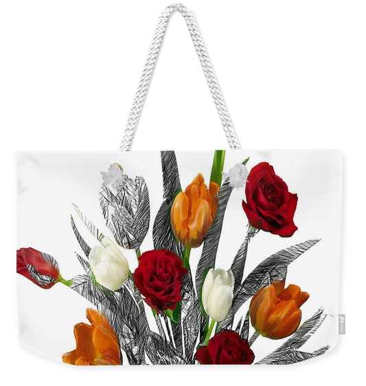 Flower Bouquet - Weekender Tote Bag