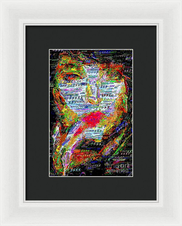 Framed Print - Follow The Money