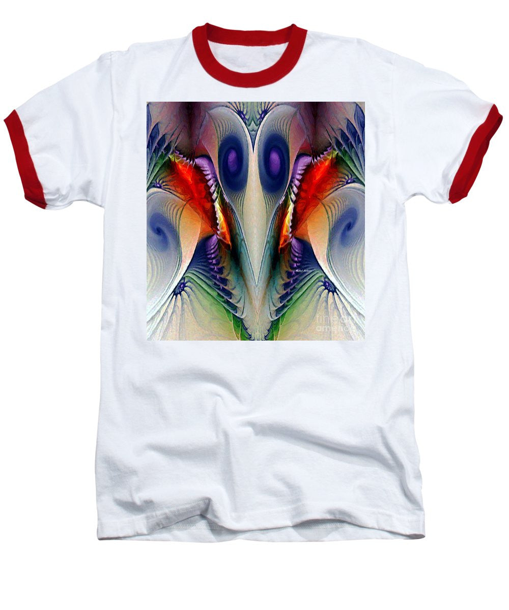 Baseball T-Shirt - Fractal Mask