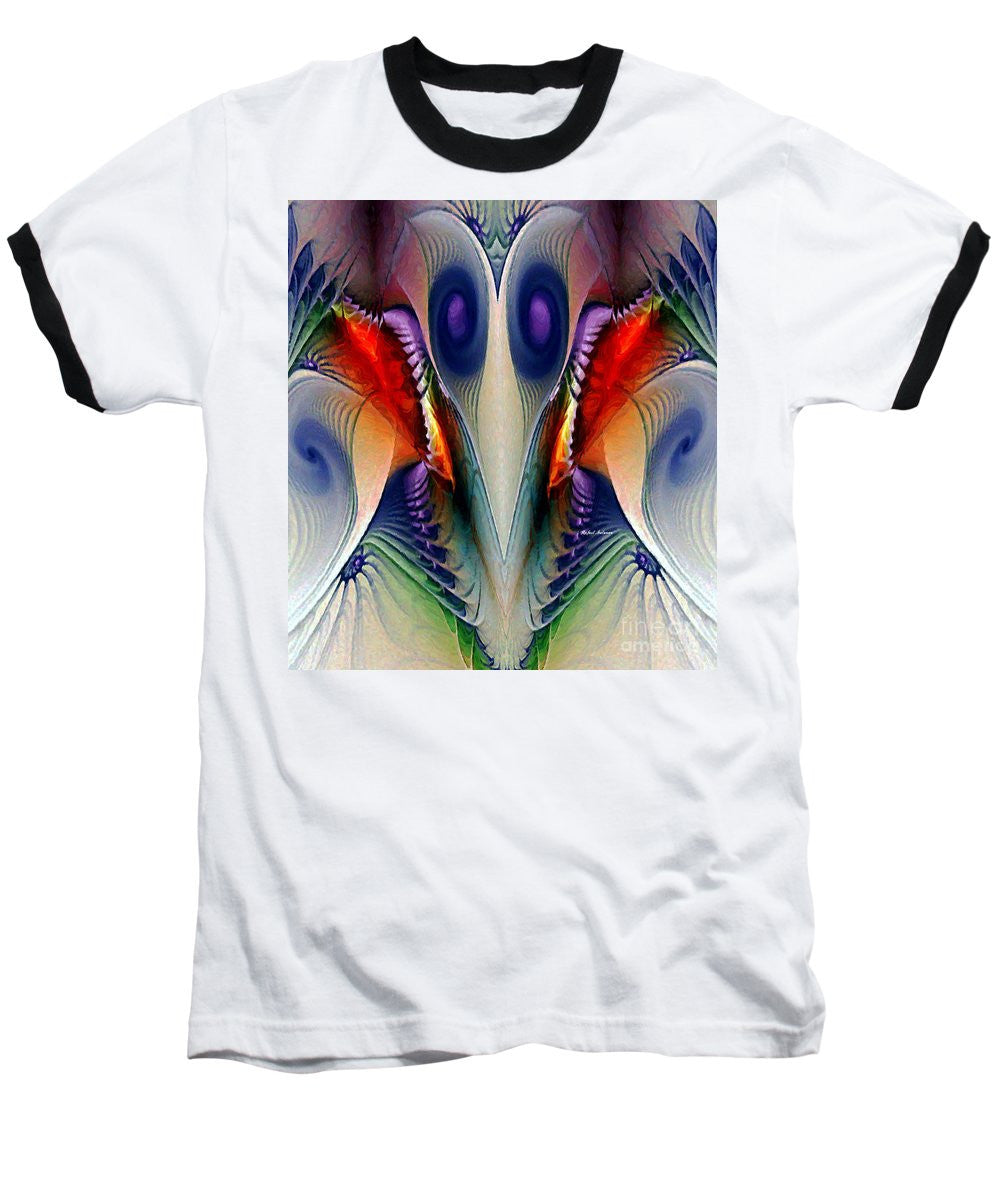 Baseball T-Shirt - Fractal Mask