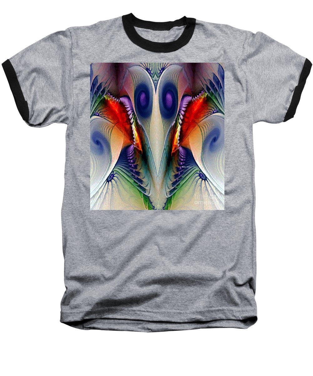 Baseball T-Shirt - Fractal Mask