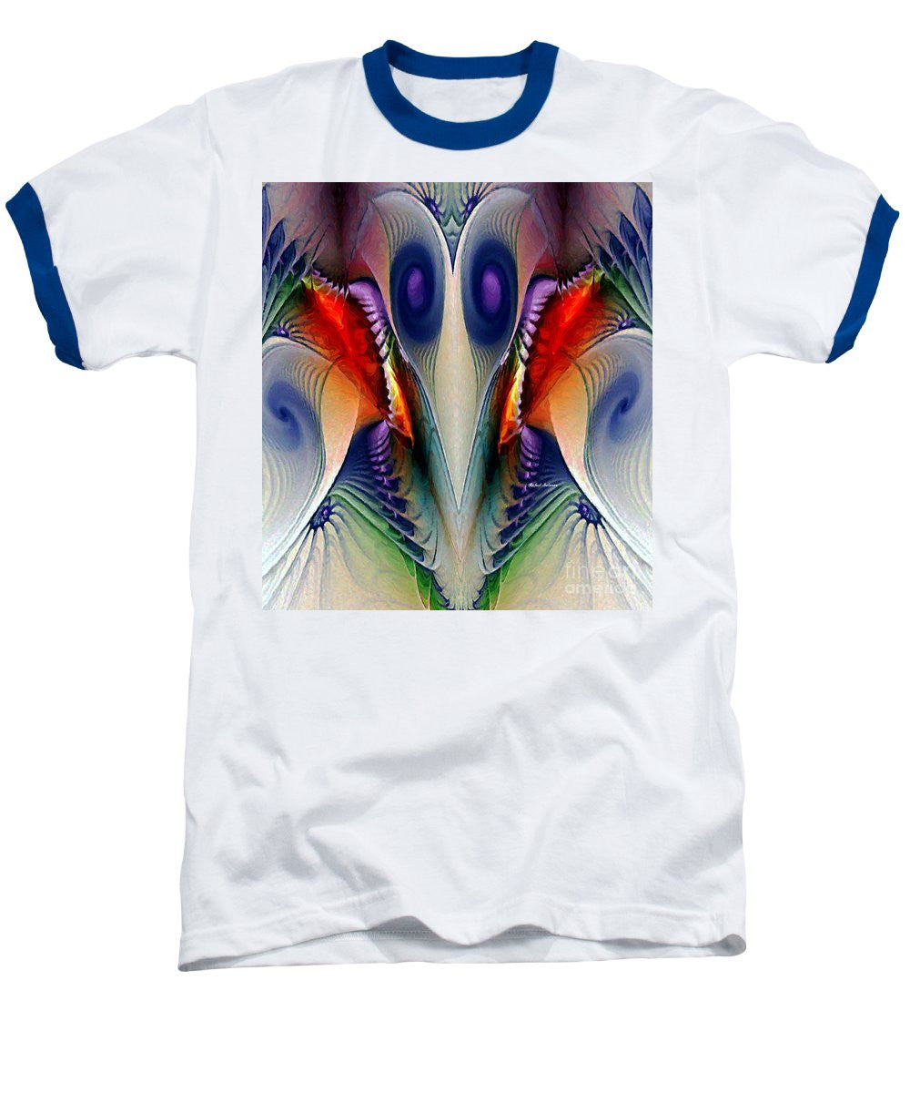 Baseball T-Shirt - Fractal Mask