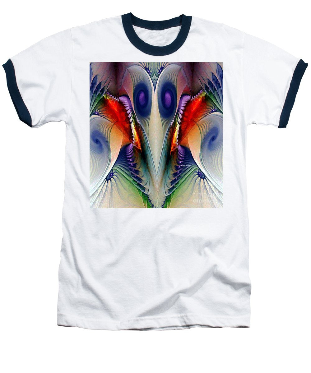 Baseball T-Shirt - Fractal Mask