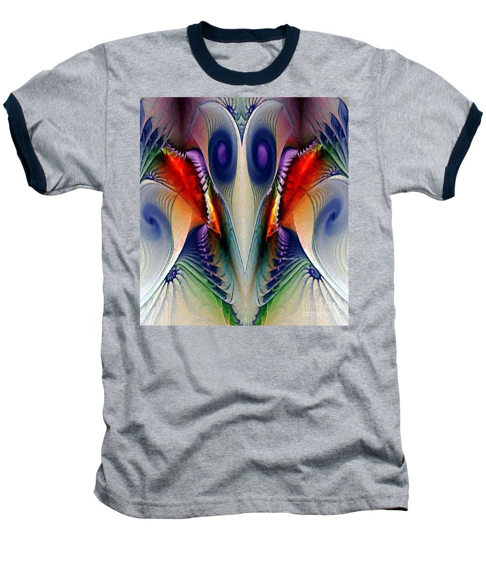 Baseball T-Shirt - Fractal Mask