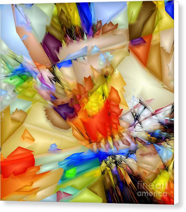 Fragment Of Crying Abstraction - Canvas Print