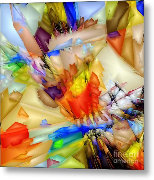 Fragment Of Crying Abstraction - Metal Print