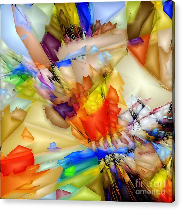 Fragment Of Crying Abstraction - Acrylic Print