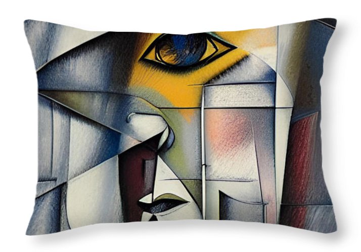 Fragmented Vision - Throw Pillow