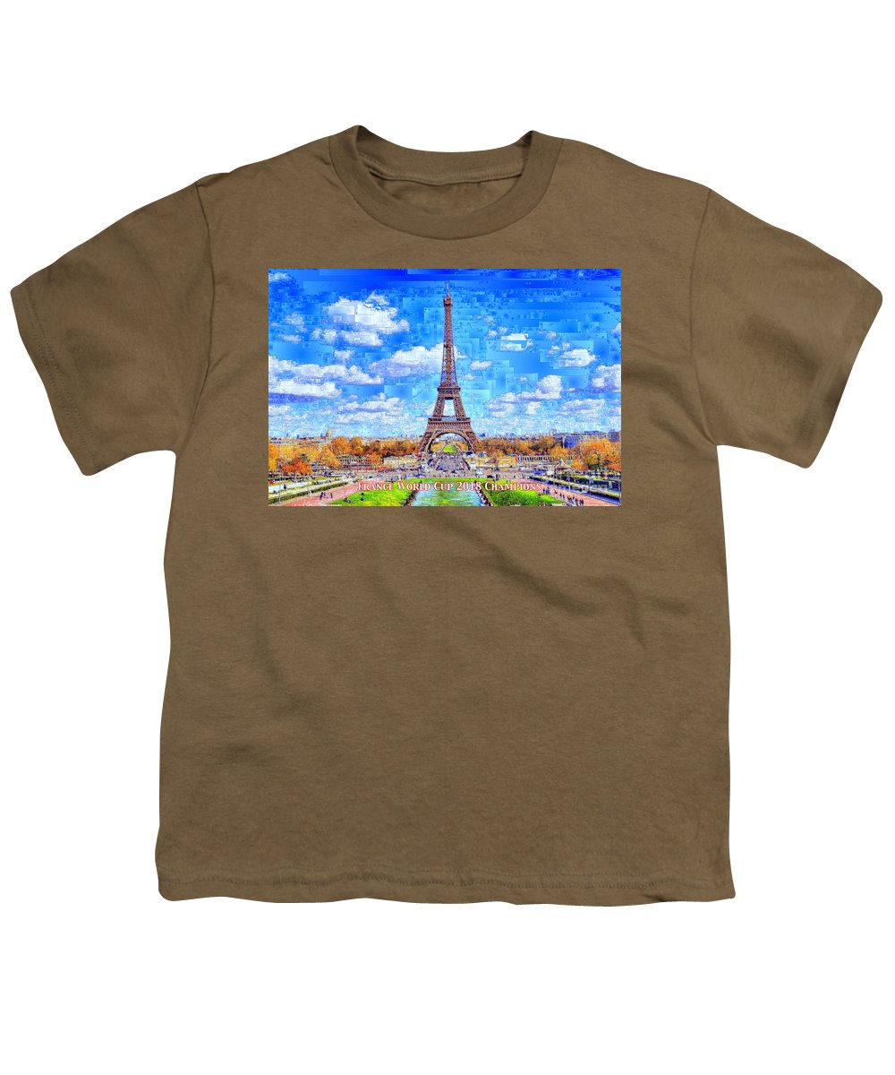 France - Russia World Cup Champions 2018 - Youth T-Shirt