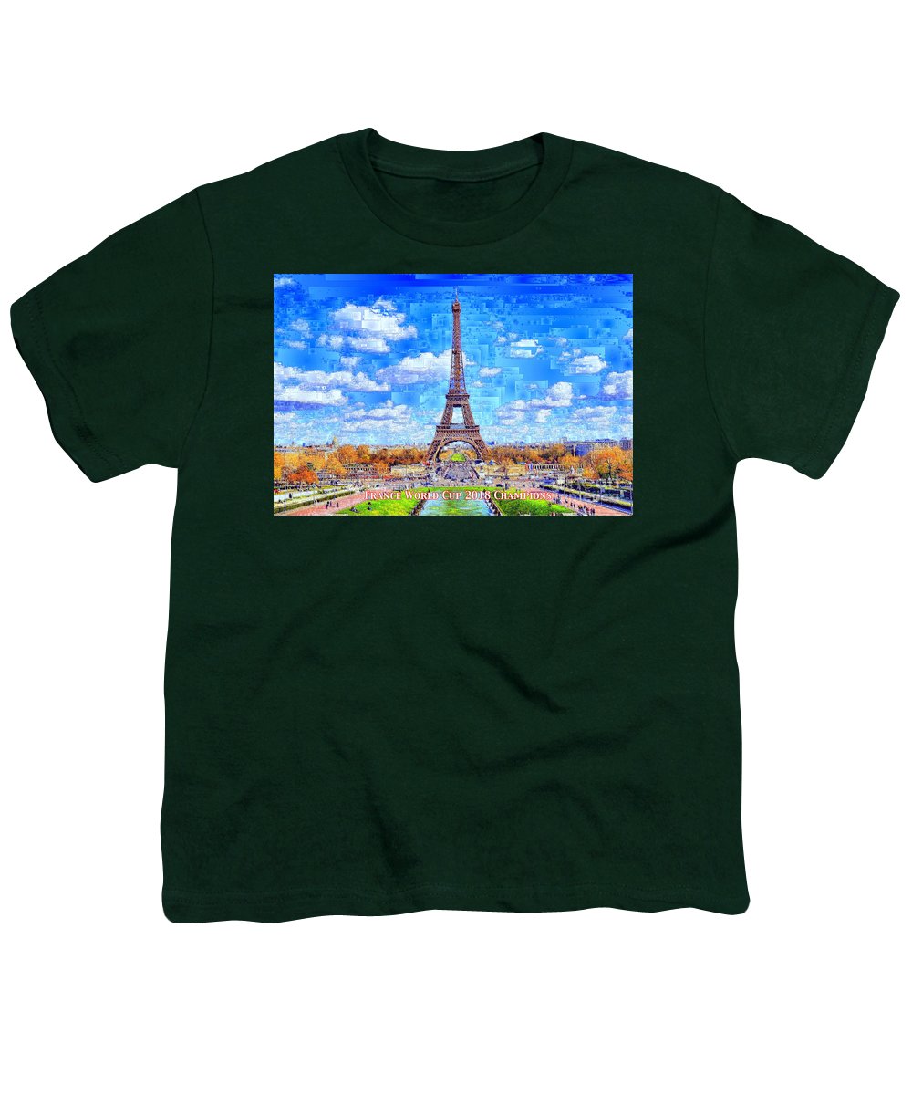 France - Russia World Cup Champions 2018 - Youth T-Shirt