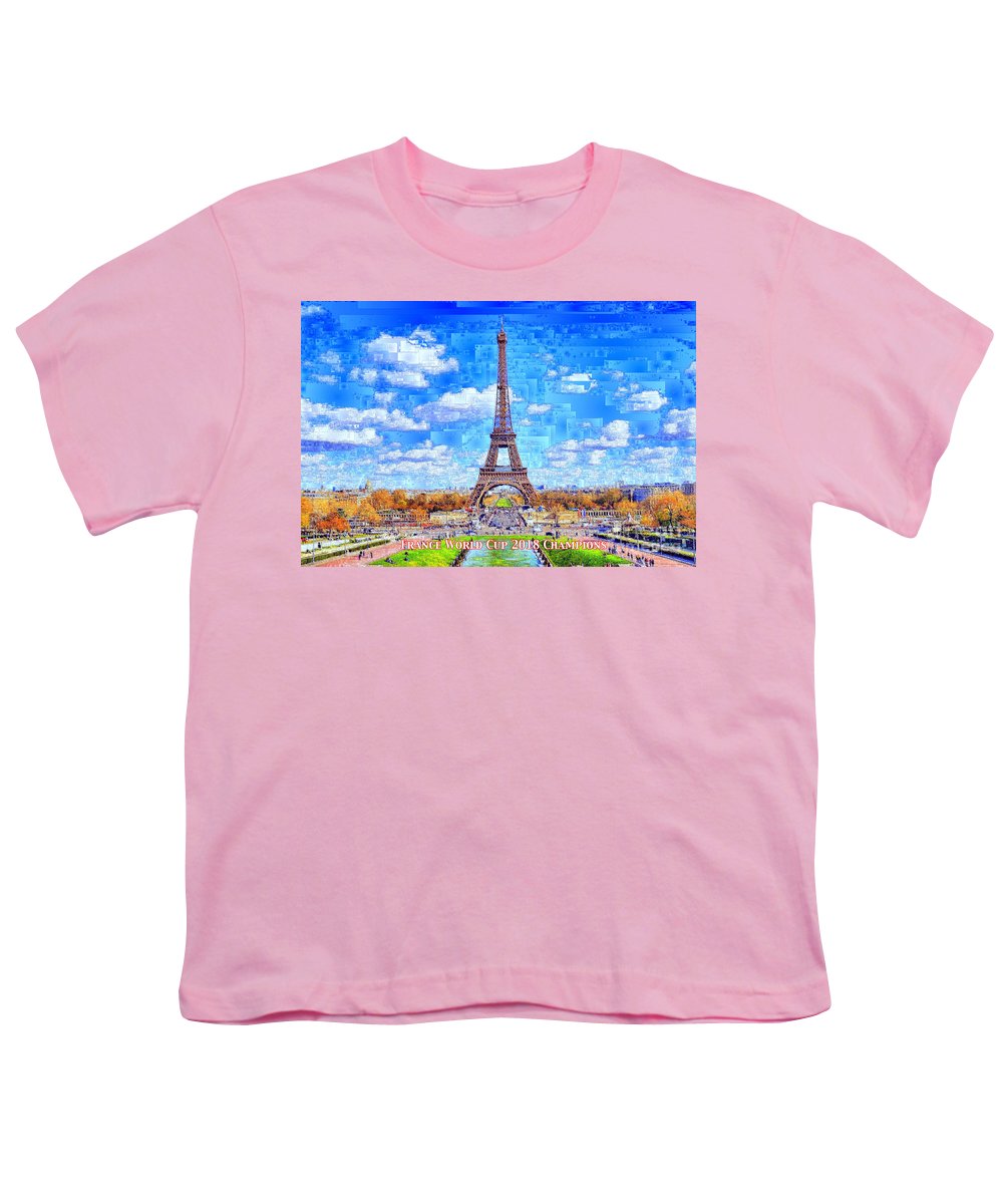 France - Russia World Cup Champions 2018 - Youth T-Shirt