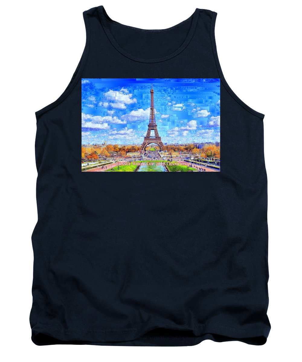 France - Russia World Cup Champions 2018 - Tank Top