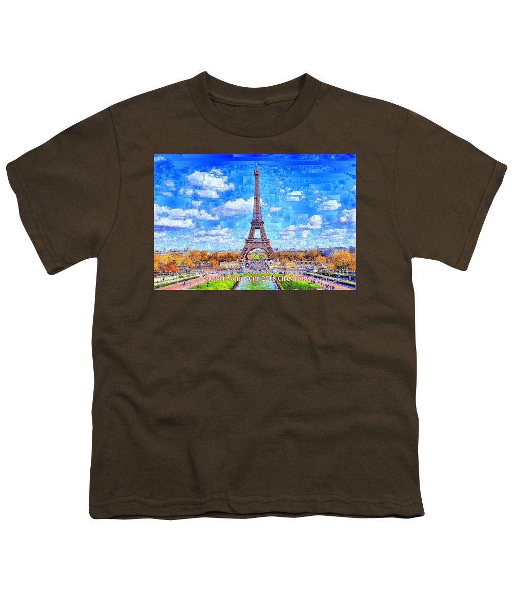 France - Russia World Cup Champions 2018 - Youth T-Shirt