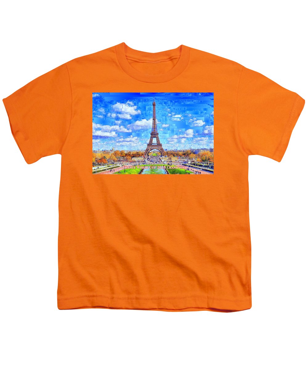 France - Russia World Cup Champions 2018 - Youth T-Shirt