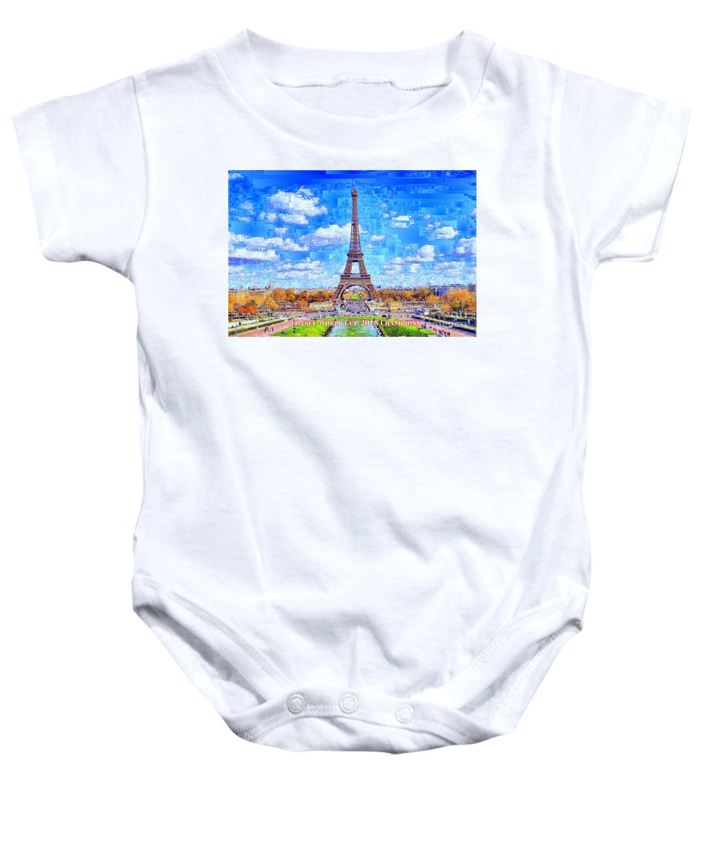 France - Russia World Cup Champions 2018 - Baby Onesie