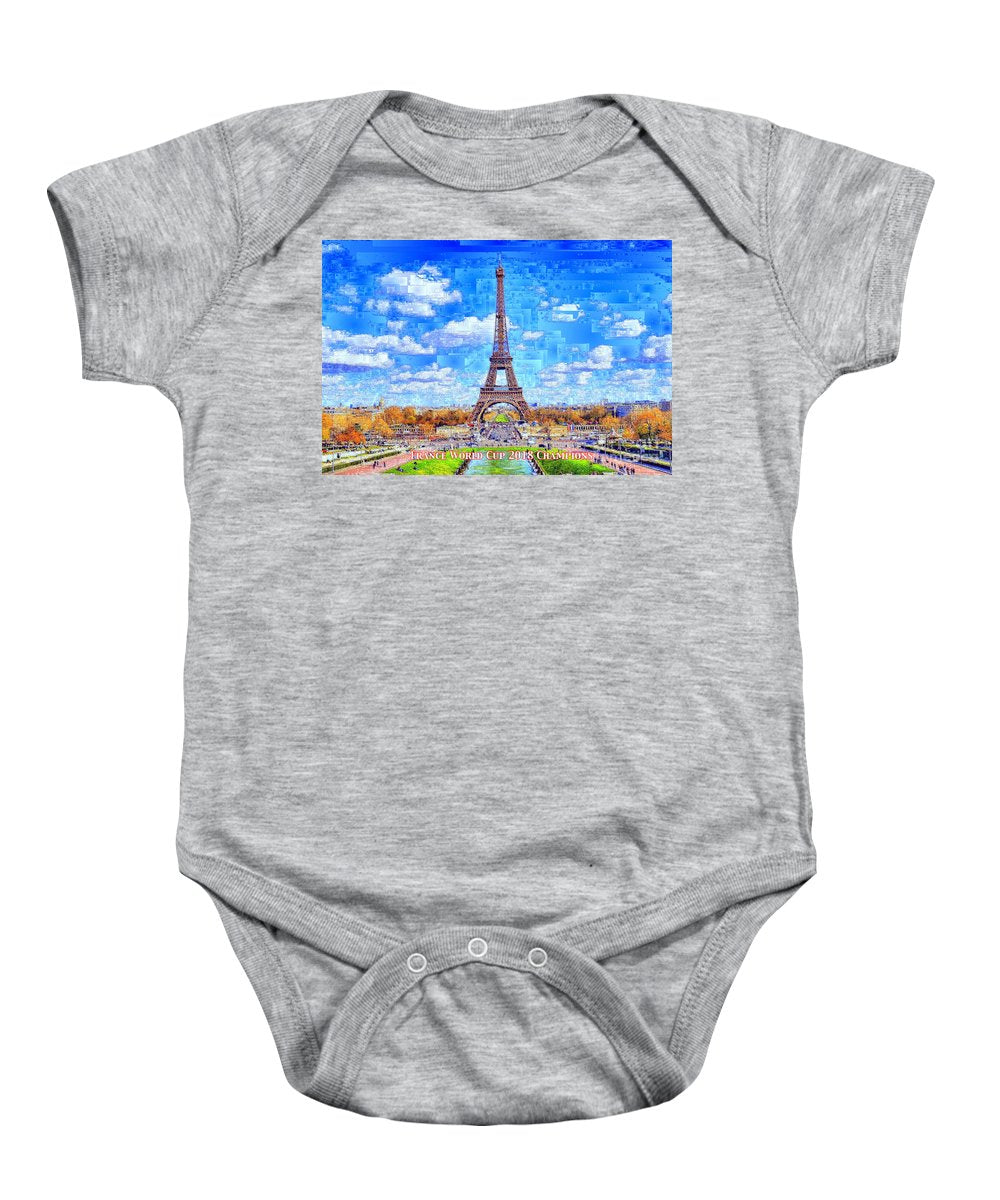 France - Russia World Cup Champions 2018 - Baby Onesie