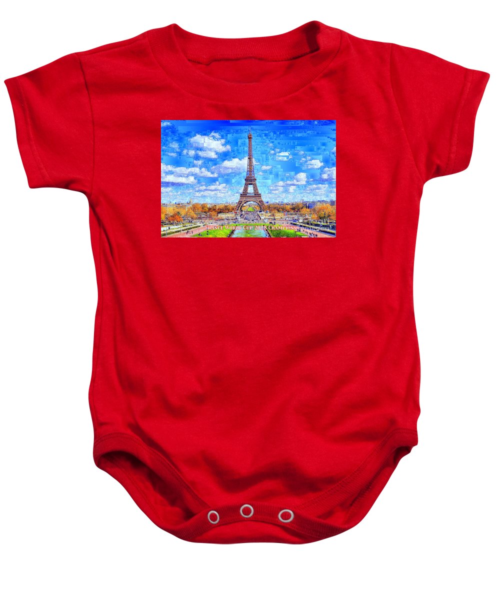 France - Russia World Cup Champions 2018 - Baby Onesie