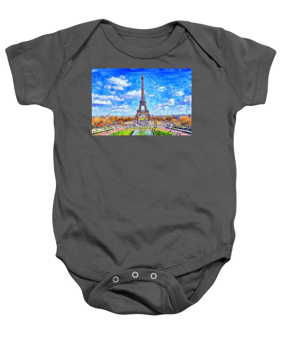 France - Russia World Cup Champions 2018 - Baby Onesie