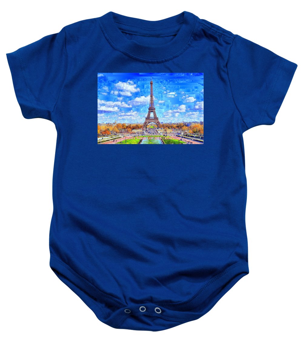 France - Russia World Cup Champions 2018 - Baby Onesie