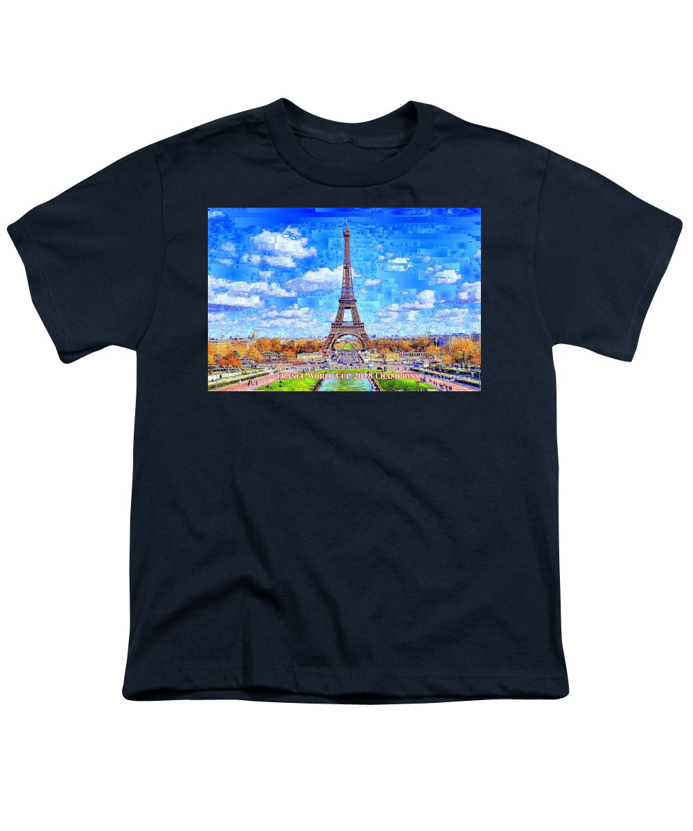 France - Russia World Cup Champions 2018 - Youth T-Shirt