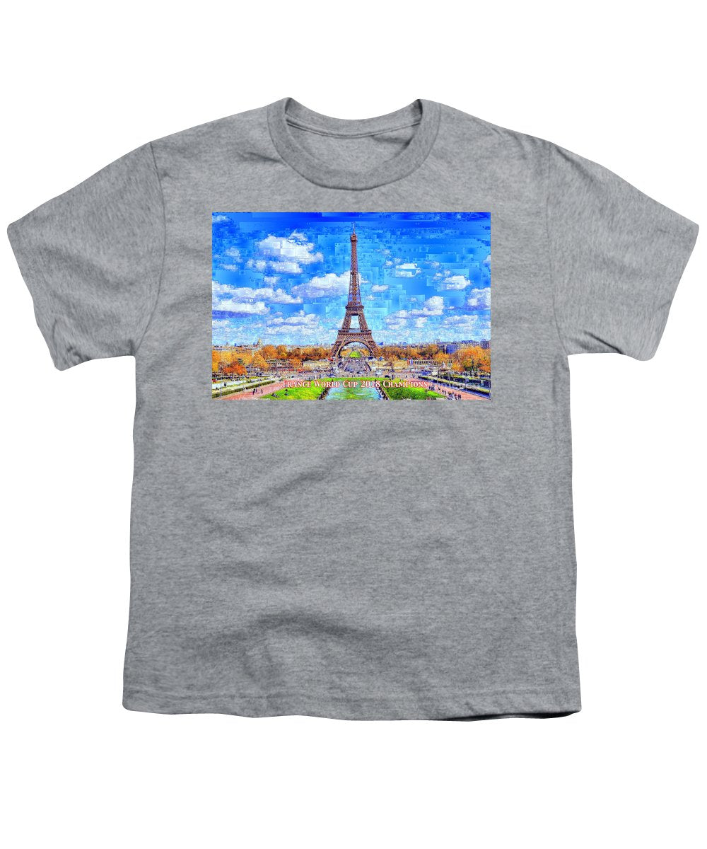 France - Russia World Cup Champions 2018 - Youth T-Shirt