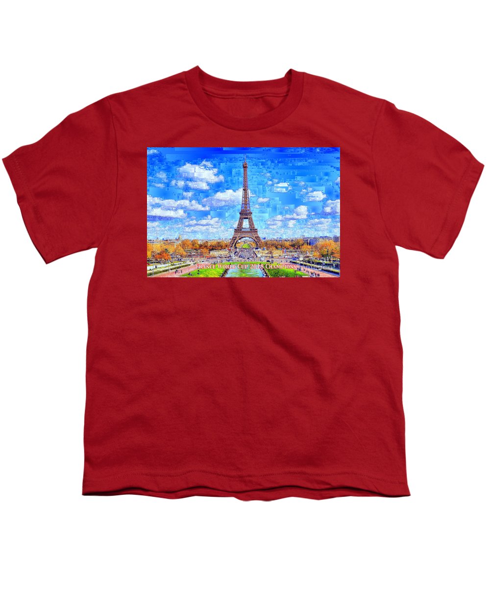 France - Russia World Cup Champions 2018 - Youth T-Shirt