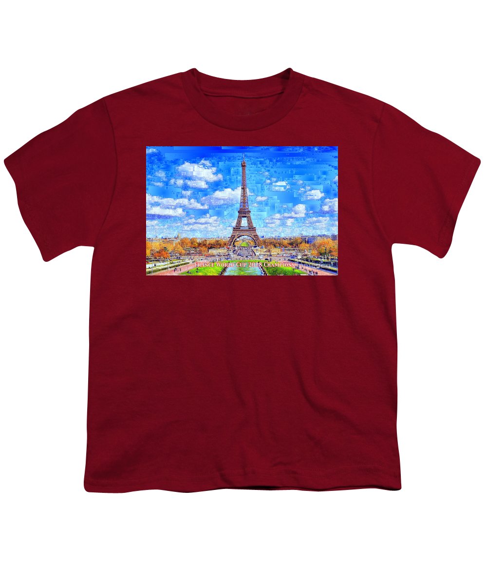 France - Russia World Cup Champions 2018 - Youth T-Shirt