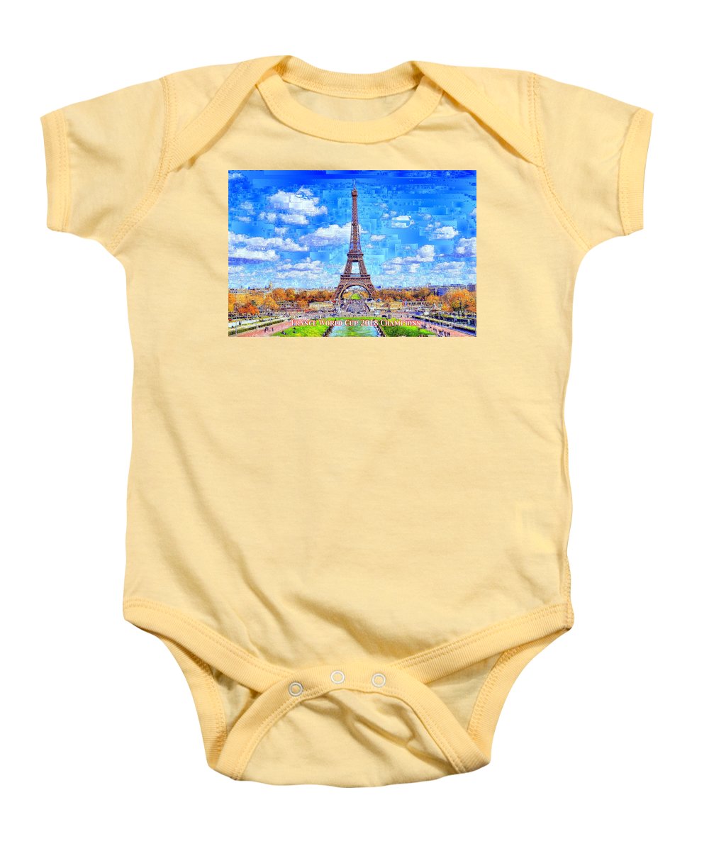 France - Russia World Cup Champions 2018 - Baby Onesie