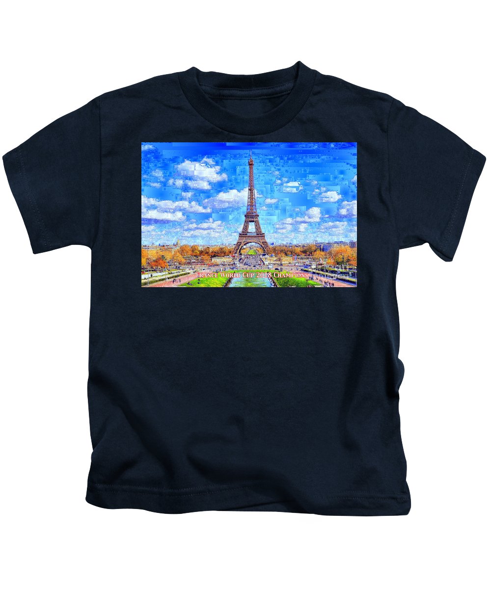 France - Russia World Cup Champions 2018 - Kids T-Shirt