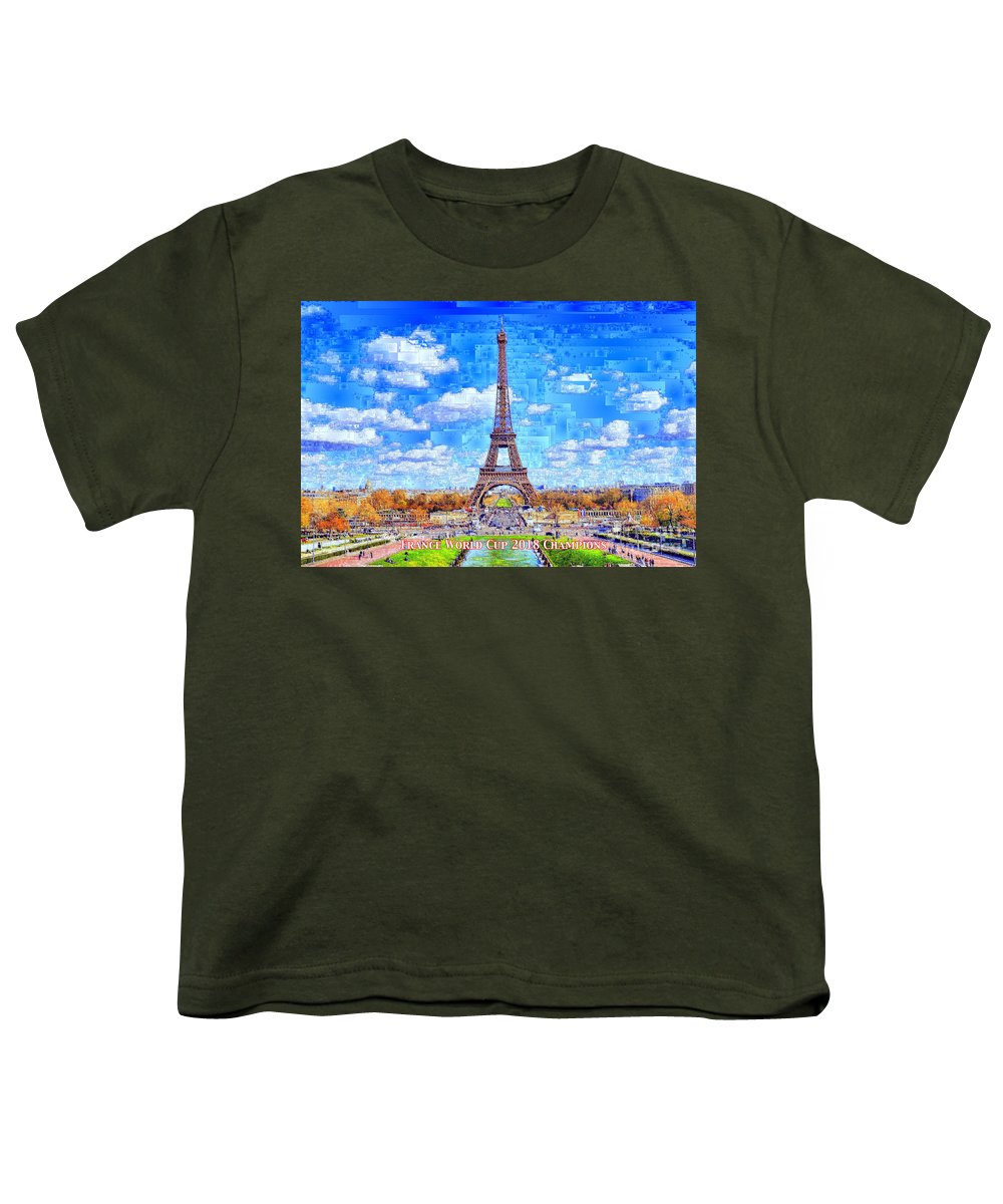 France - Russia World Cup Champions 2018 - Youth T-Shirt