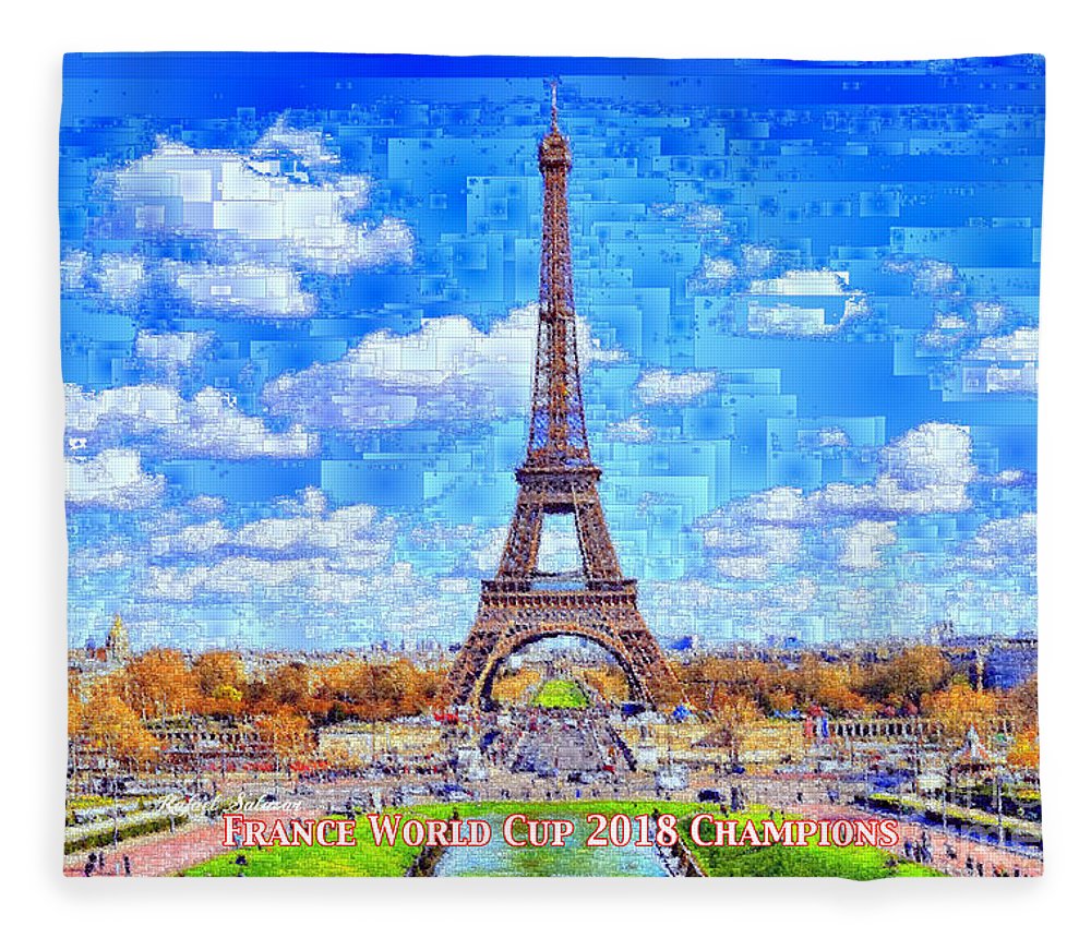 France - Russia World Cup Champions 2018 - Blanket