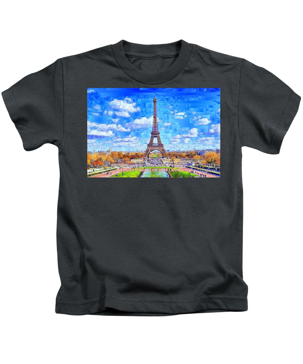 France - Russia World Cup Champions 2018 - Kids T-Shirt