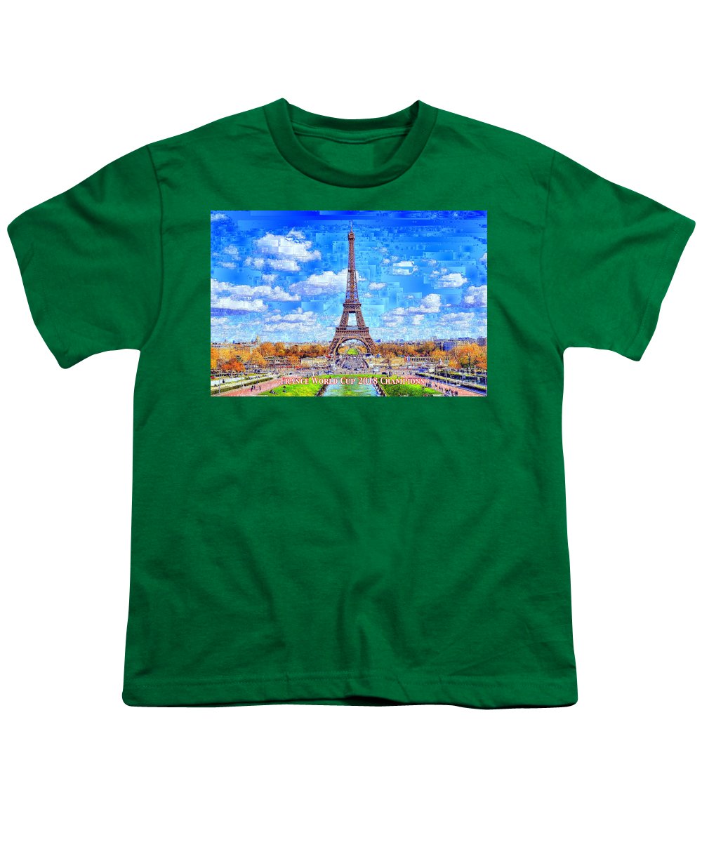 France - Russia World Cup Champions 2018 - Youth T-Shirt