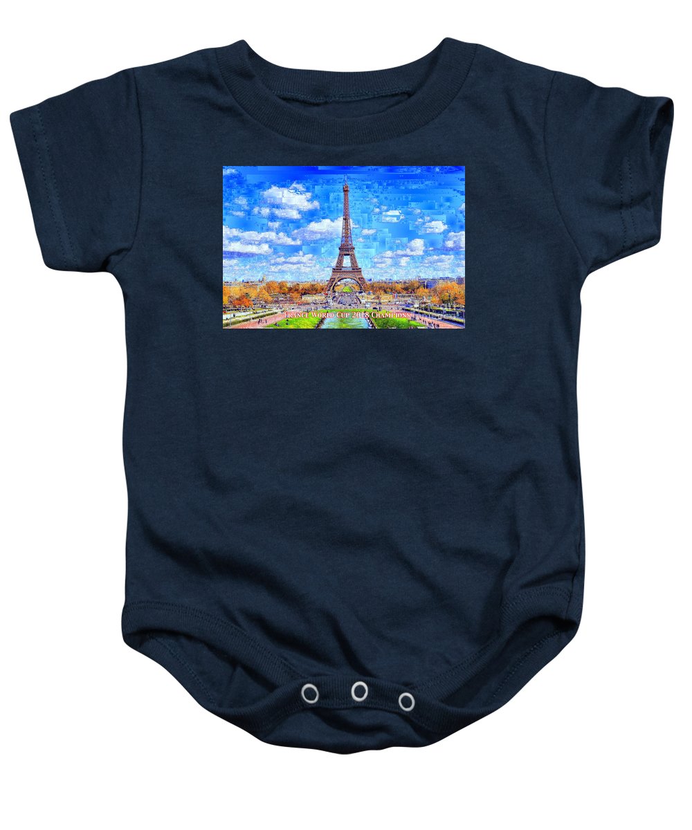 France - Russia World Cup Champions 2018 - Baby Onesie