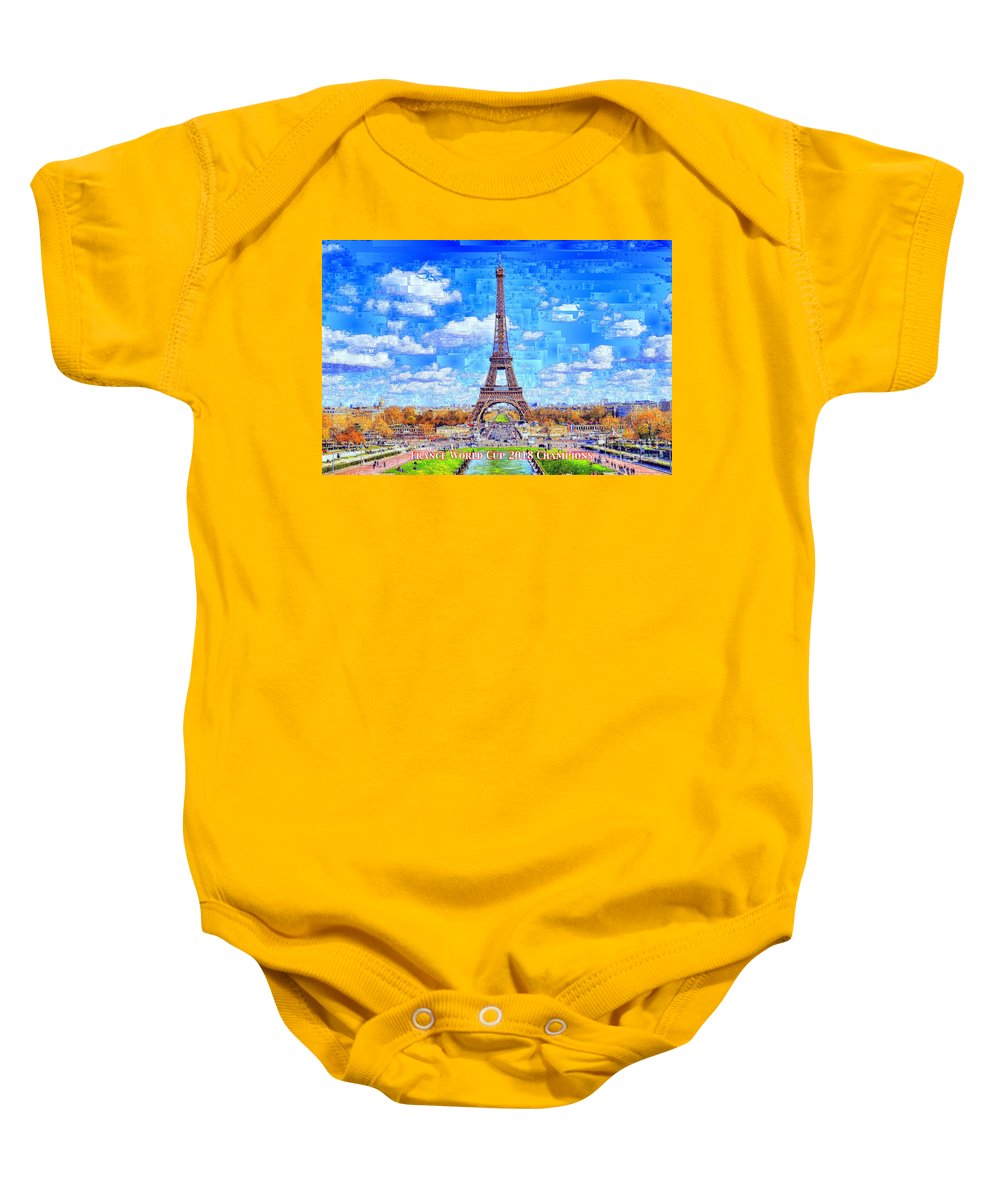 France - Russia World Cup Champions 2018 - Baby Onesie