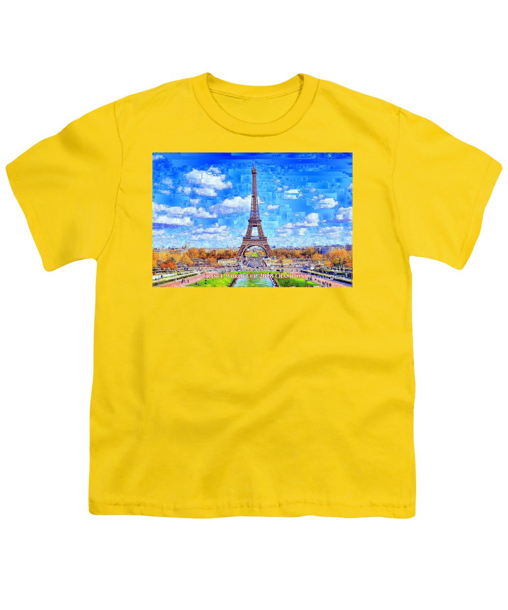 France - Russia World Cup Champions 2018 - Youth T-Shirt