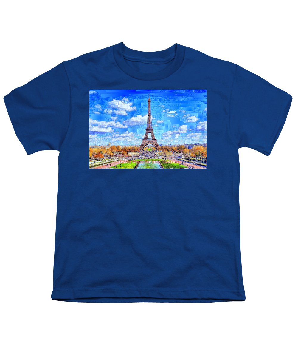 France - Russia World Cup Champions 2018 - Youth T-Shirt