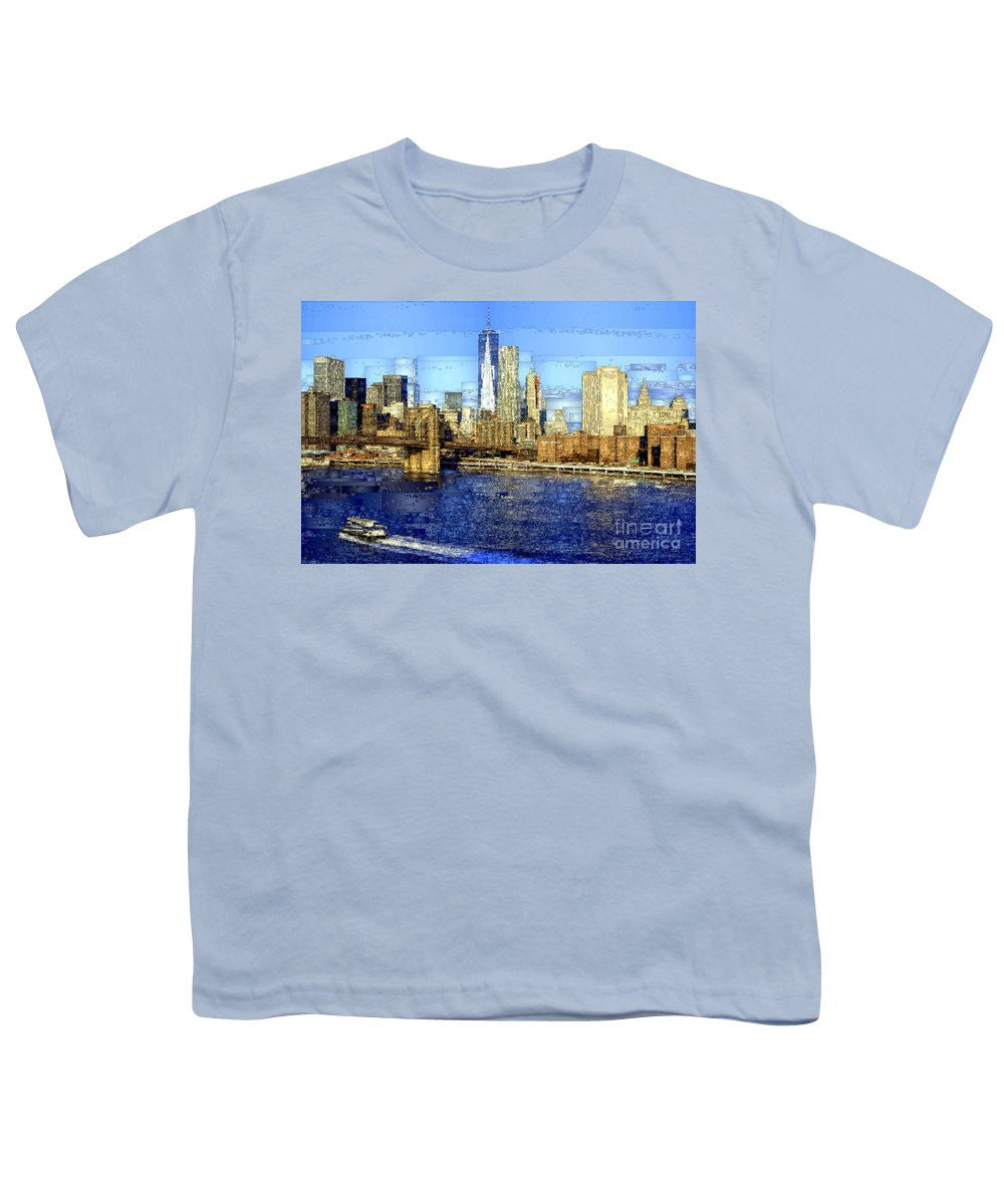 Youth T-Shirt - Freedom Tower In New York City