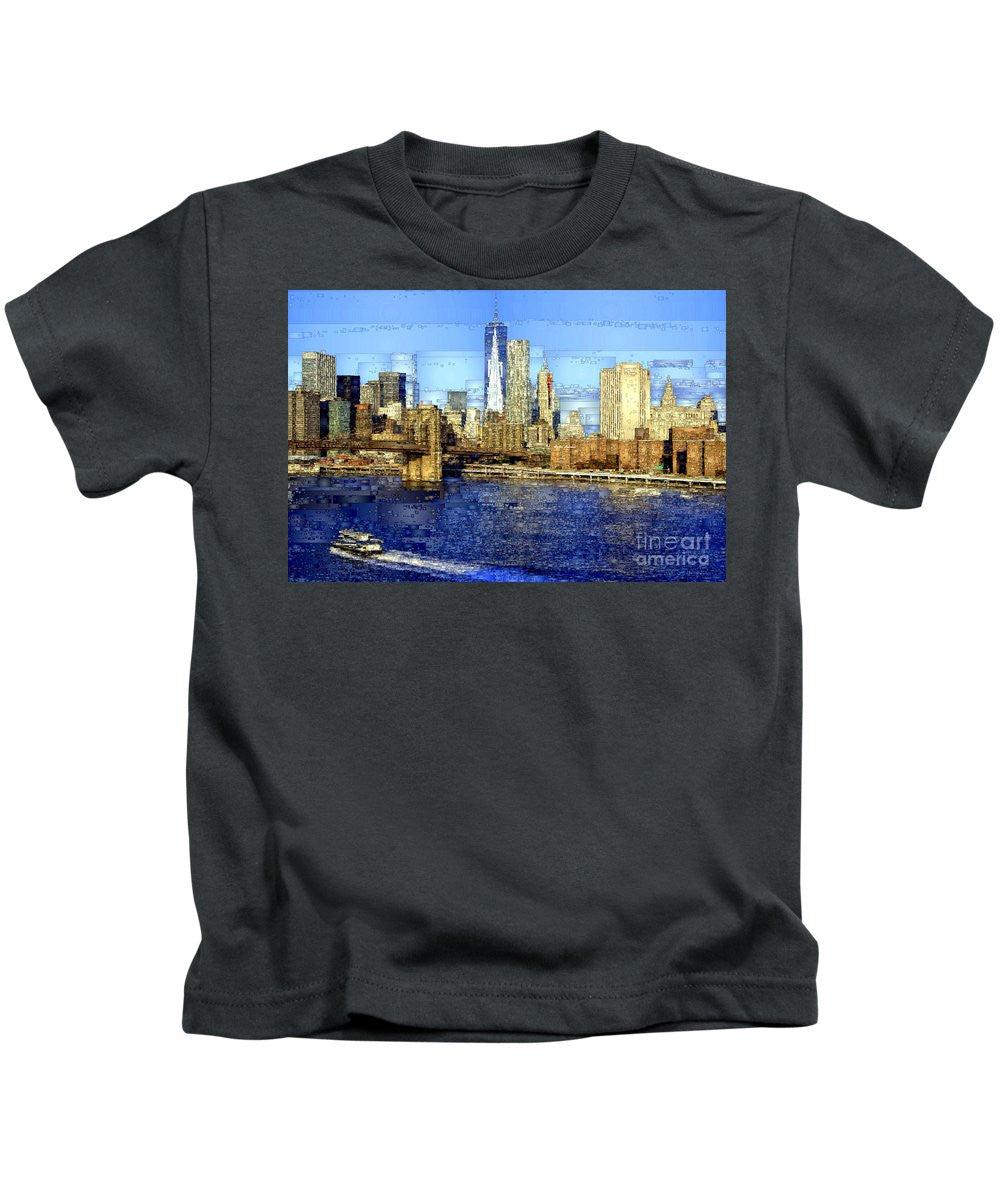 Kids T-Shirt - Freedom Tower In New York City