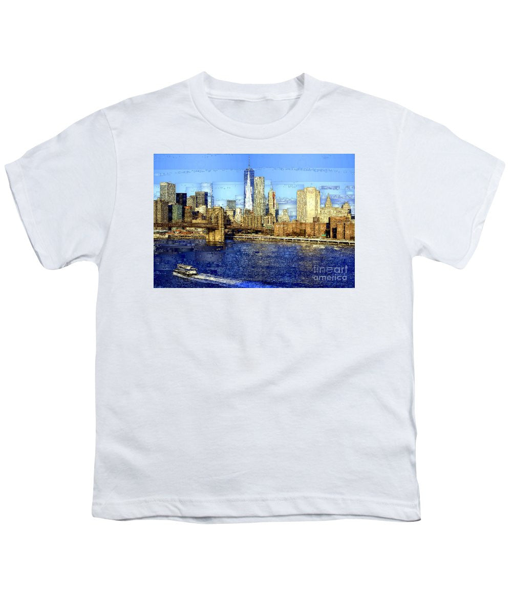 Youth T-Shirt - Freedom Tower In New York City